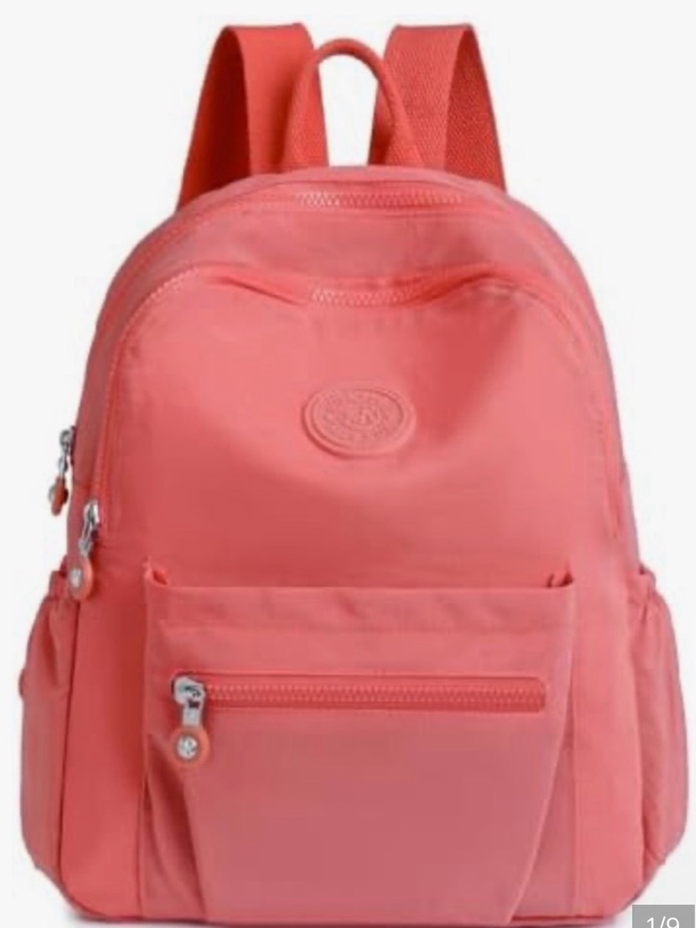 Muikate Coral Pink Mini Backpack - Compact Everyday Bag